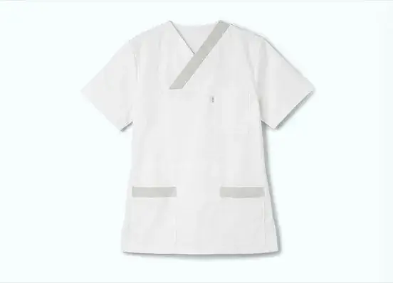 Kasack MIA Tencel, Produktansicht in Essential weiß mit pale grey