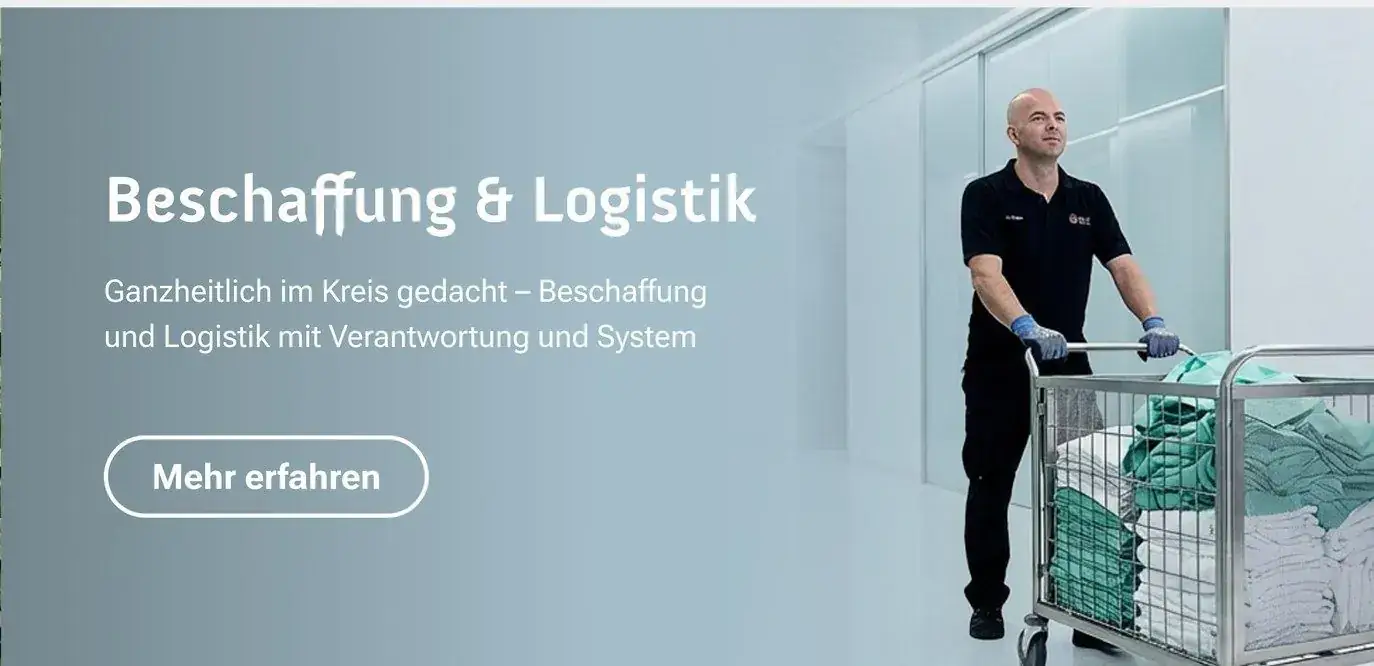 Beschaffung & Logistik – ganzheitlich im Kreis gedacht, mit Verantwortung und System. Mehr erfahren.