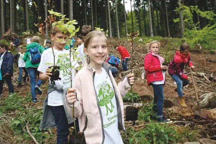 Baumpflanzung mit Plant-for-the-Planet