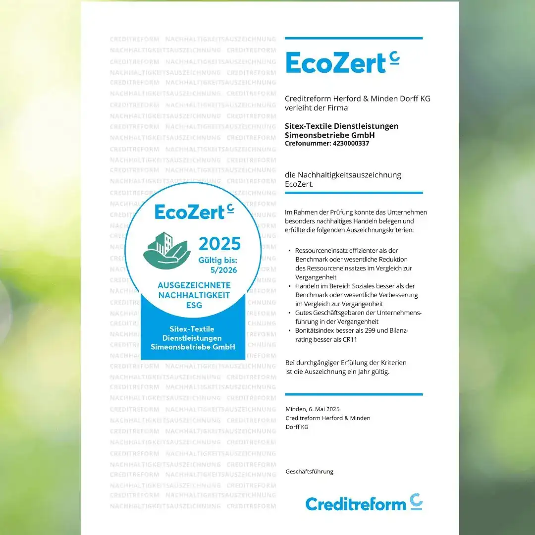 EcoZert-Auszeichnung der Creditreform