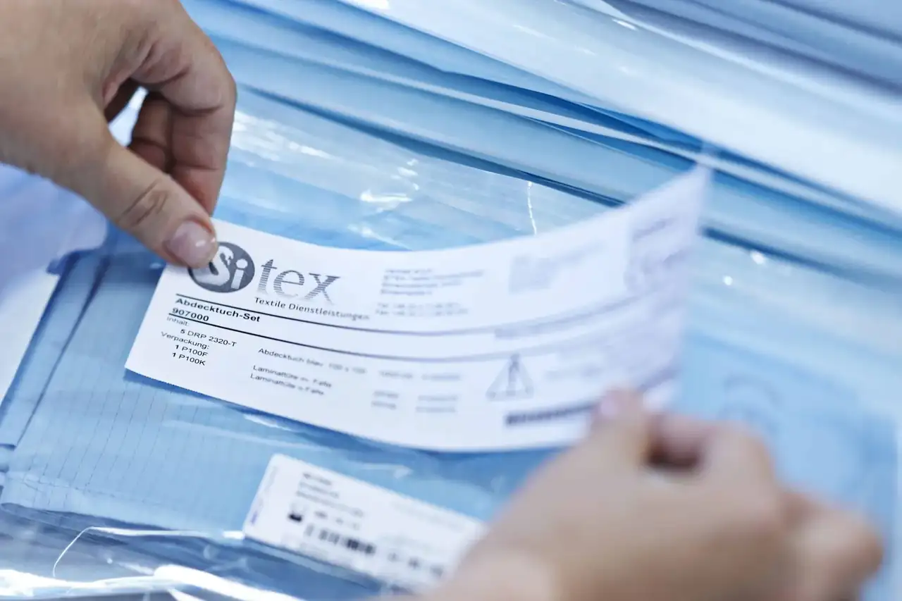 Labeling der Arbeitskleidung im Rahmen des Monitorings